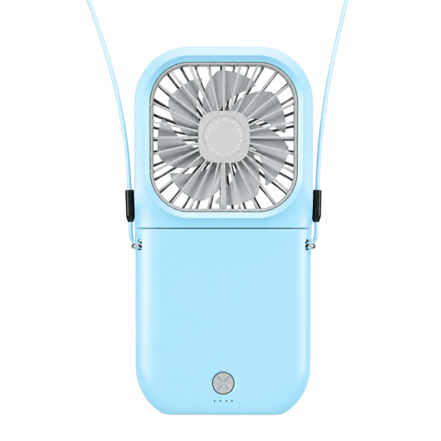 5-in-1 Foldable Rechargeable Mini Fan with Power Bank