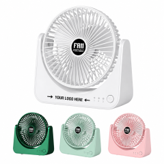 6-Inch Adjustable 3-Speed USB Desktop Cooling Fan