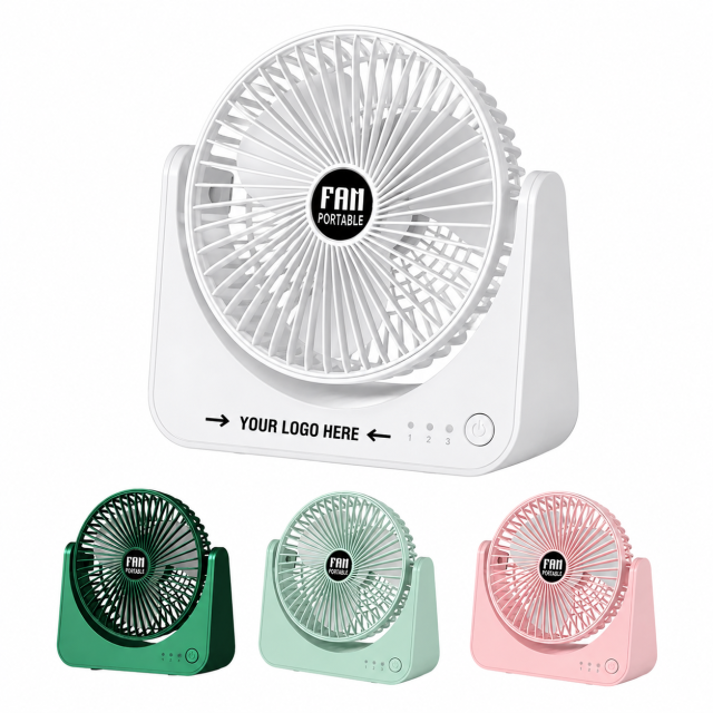 6-Inch Adjustable 3-Speed USB Desktop Cooling Fan
