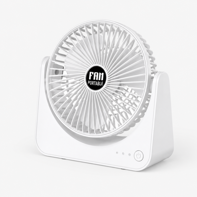 6-Inch Adjustable 3-Speed USB Desktop Cooling Fan