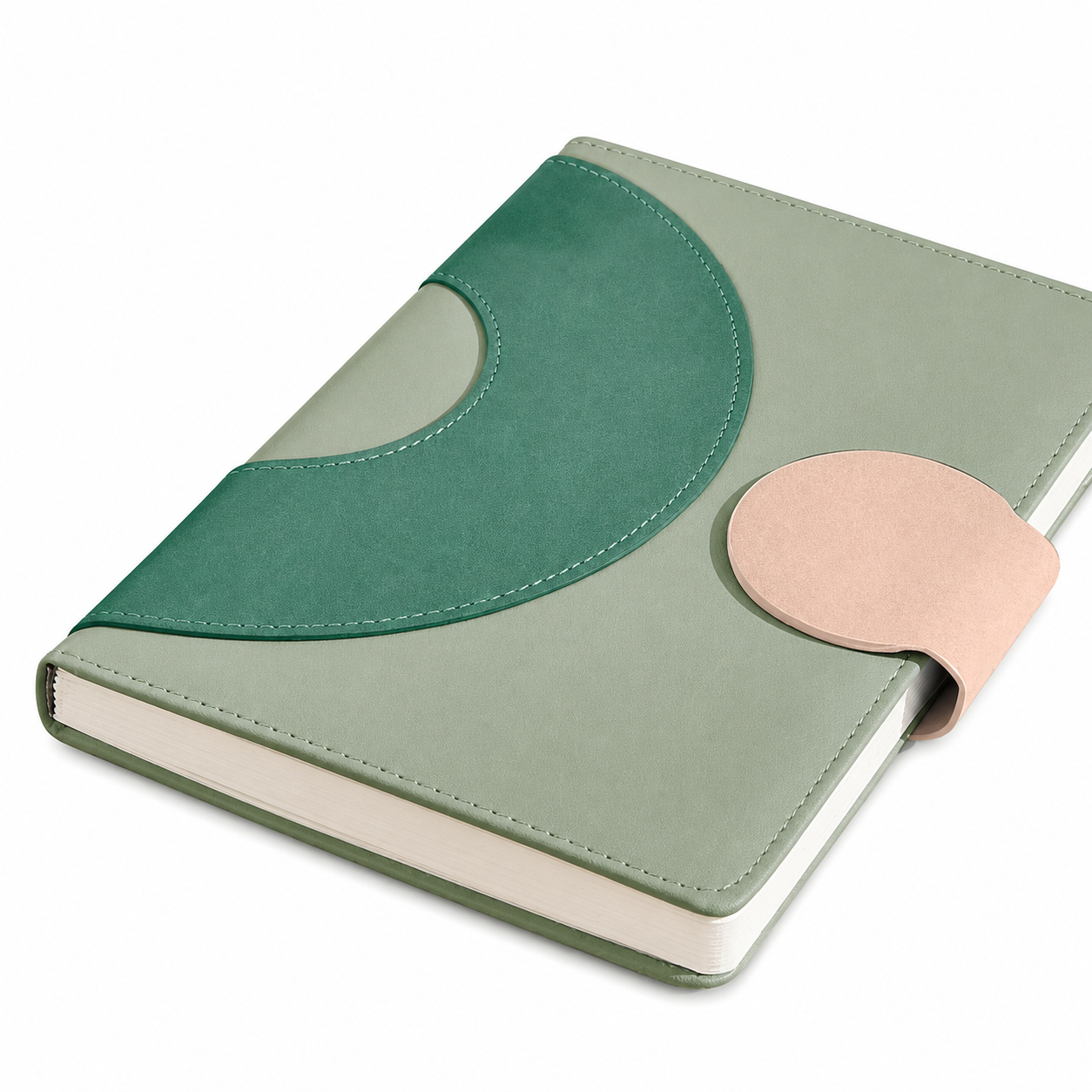 A5 Leather Lined Writing Journal
