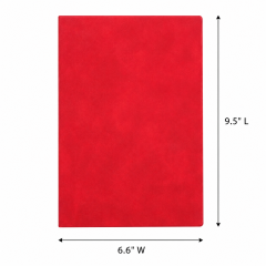 A5 Suede-Feel Business Notebook