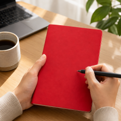 A5 Suede-Feel Business Notebook