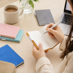 A7 Compact Pocket Notebook With Pen Loop