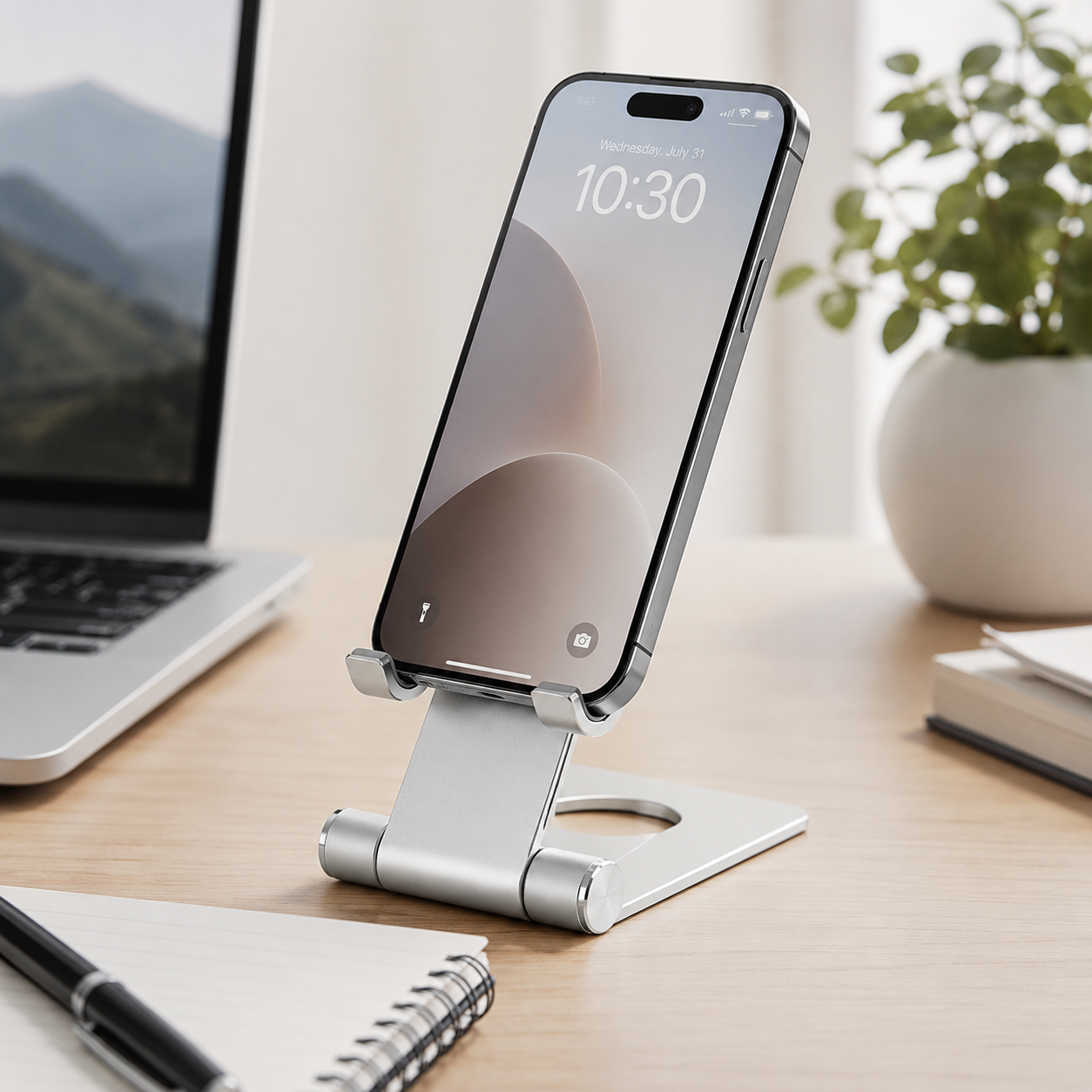 Adjustable Plastic Phone & Tablet Stand