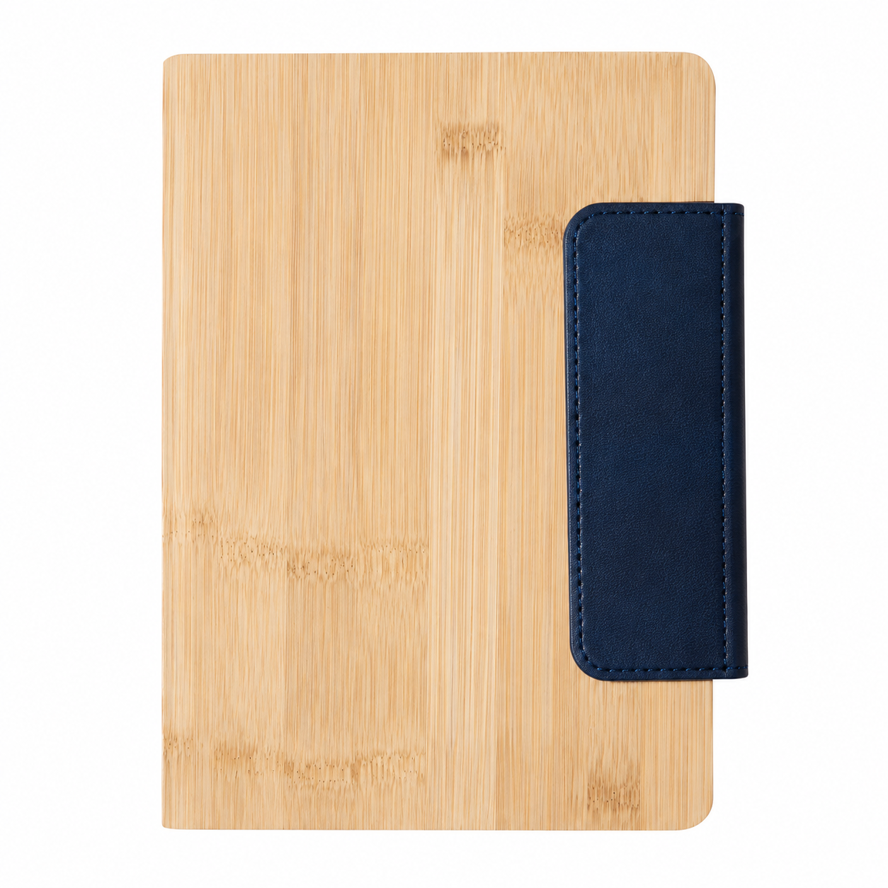Bamboo-Texture Magnetic Closure Notebook