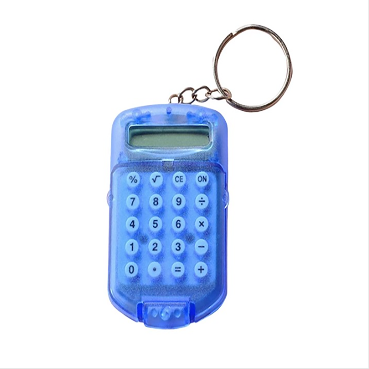 Compact ABS Mini Keychain Calculator