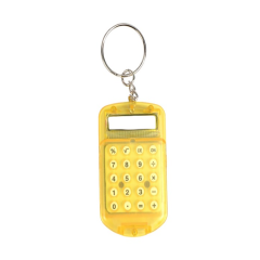 Compact ABS Mini Keychain Calculator