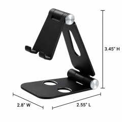 Compact Foldable Aluminum Phone and Tablet Stand