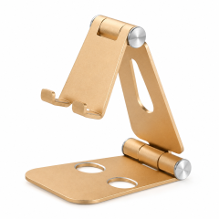 Compact Foldable Aluminum Phone and Tablet Stand