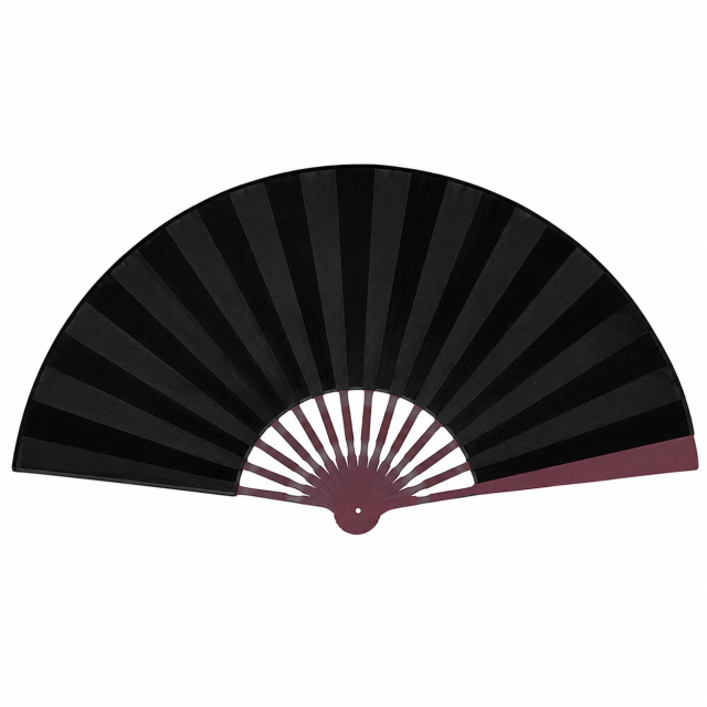 Custom Double-Sided Bamboo Folding Paper Fan