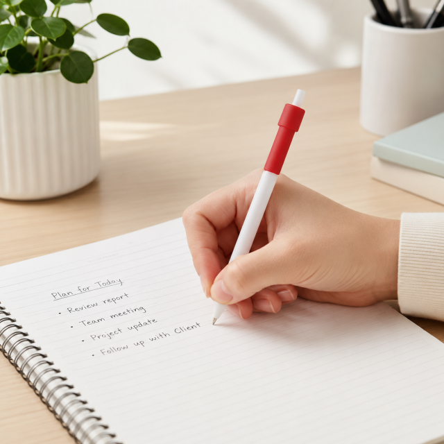 Customizable Click Action Ballpoint Pen