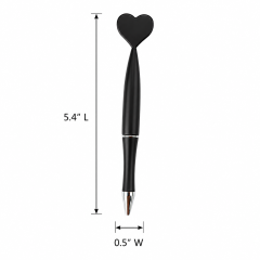 Customizable Heart-Shaped Ballpoint Pen