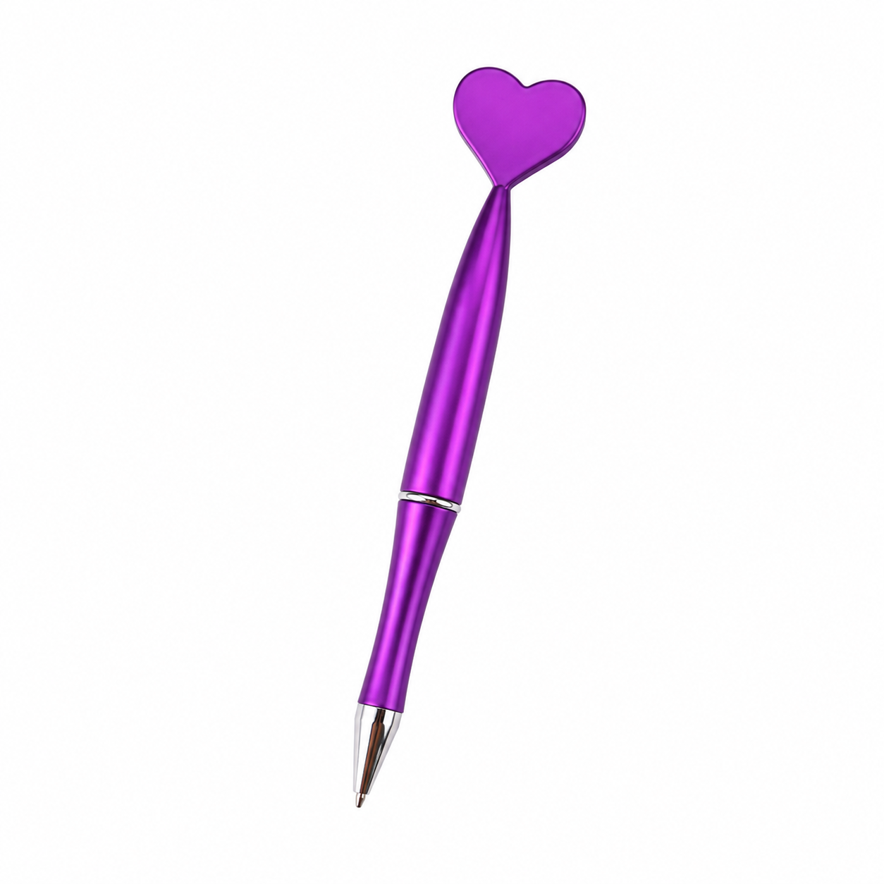 Customizable Heart-Shaped Ballpoint Pen