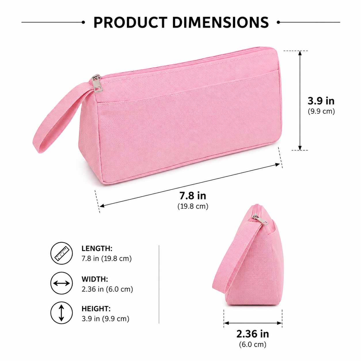 Double-Layer Oxford Pencil Case Organizer