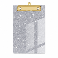 Durable Acrylic Clipboard With Metal Clip