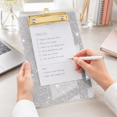 Durable Acrylic Clipboard With Metal Clip