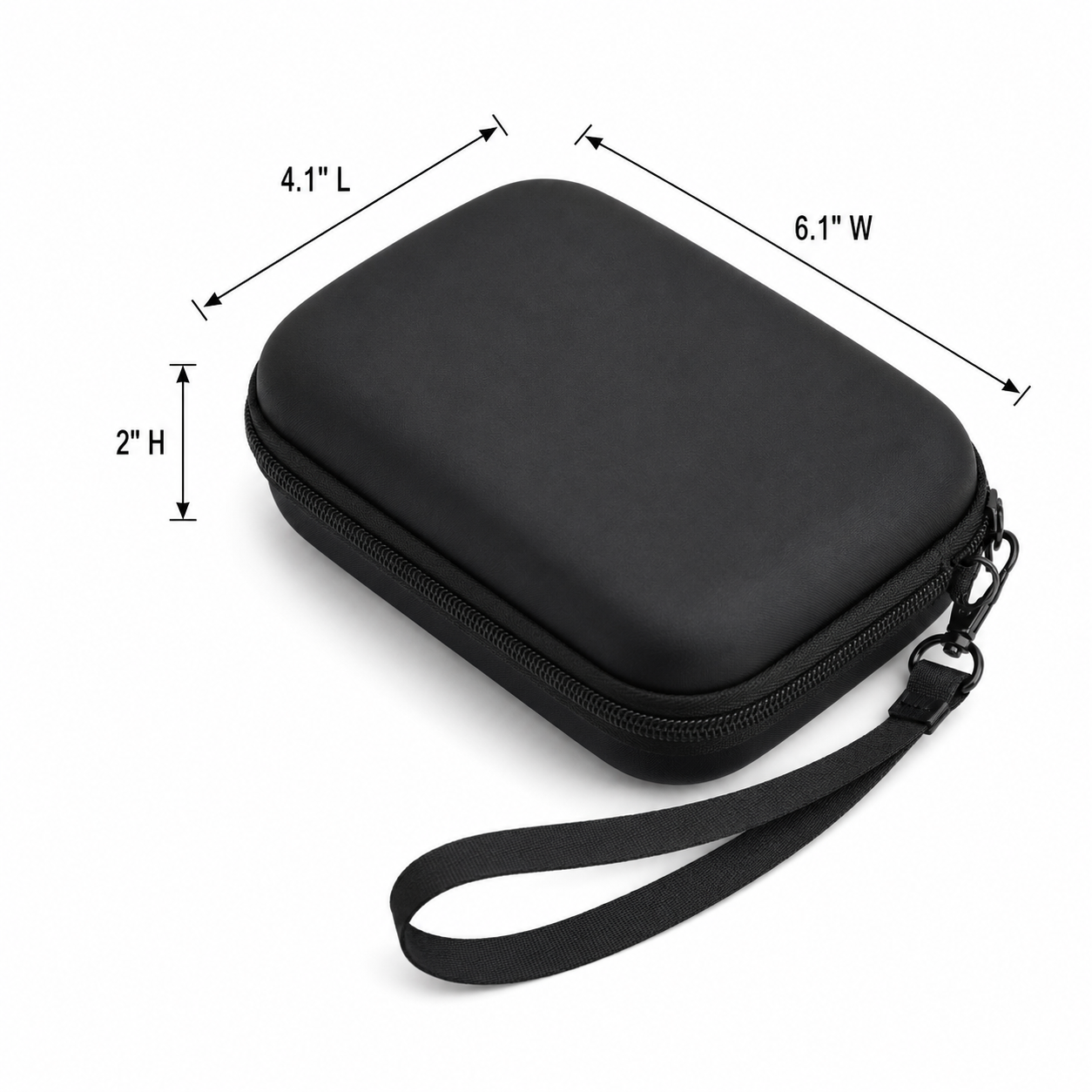 EVA PU Leather Hard Case Storage Bag