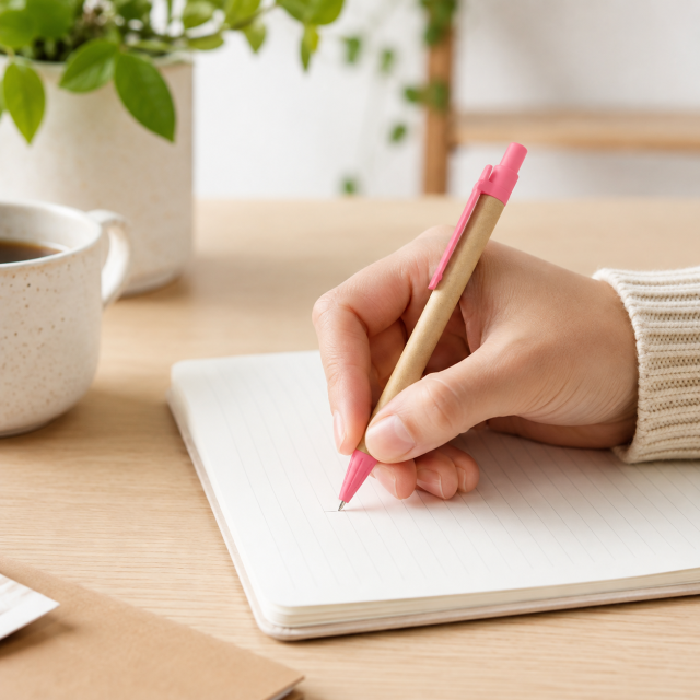 Eco-Friendly Wheat Straw Click Pen