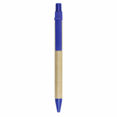 Eco Recycled Cardboard Pen With Plastic Clip