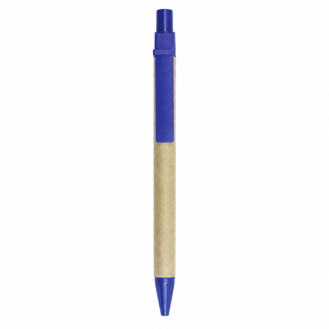 Eco Recycled Cardboard Pen With Plastic Clip