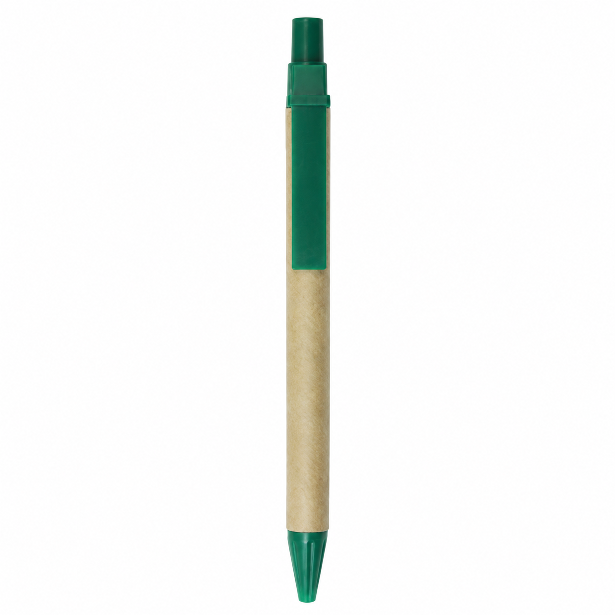 Eco Recycled Cardboard Pen With Plastic Clip