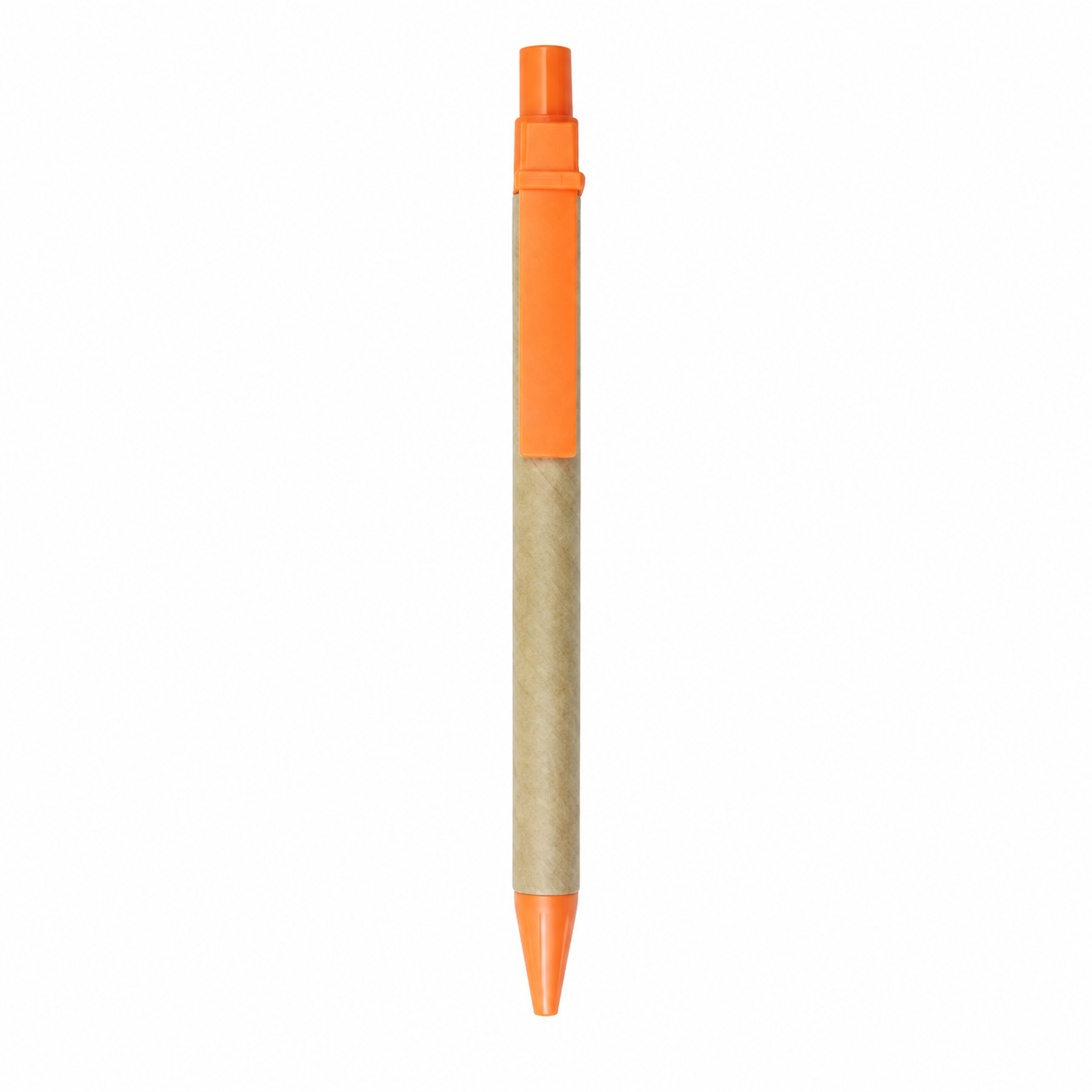 Eco Recycled Cardboard Pen With Plastic Clip