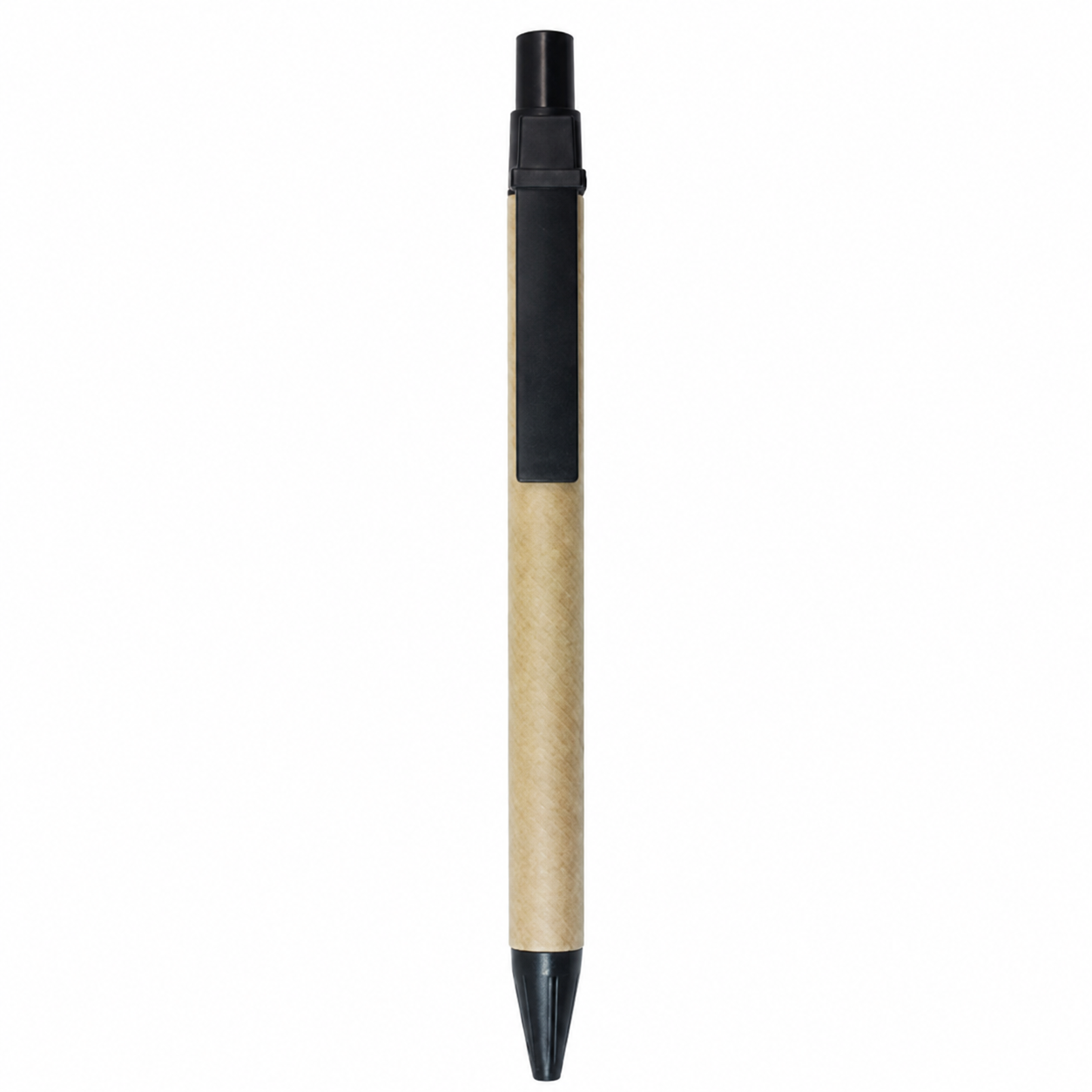 Eco Recycled Cardboard Pen With Plastic Clip