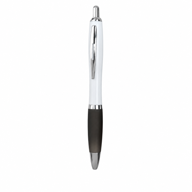 Ergonomic Plastic Ballpoint Pen With Carbide Tip