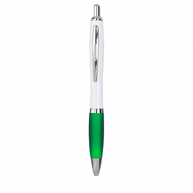 Ergonomic Plastic Ballpoint Pen With Carbide Tip