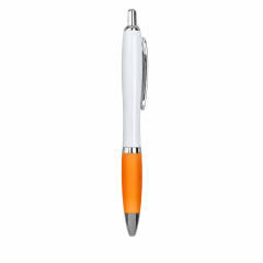 Ergonomic Plastic Ballpoint Pen With Carbide Tip