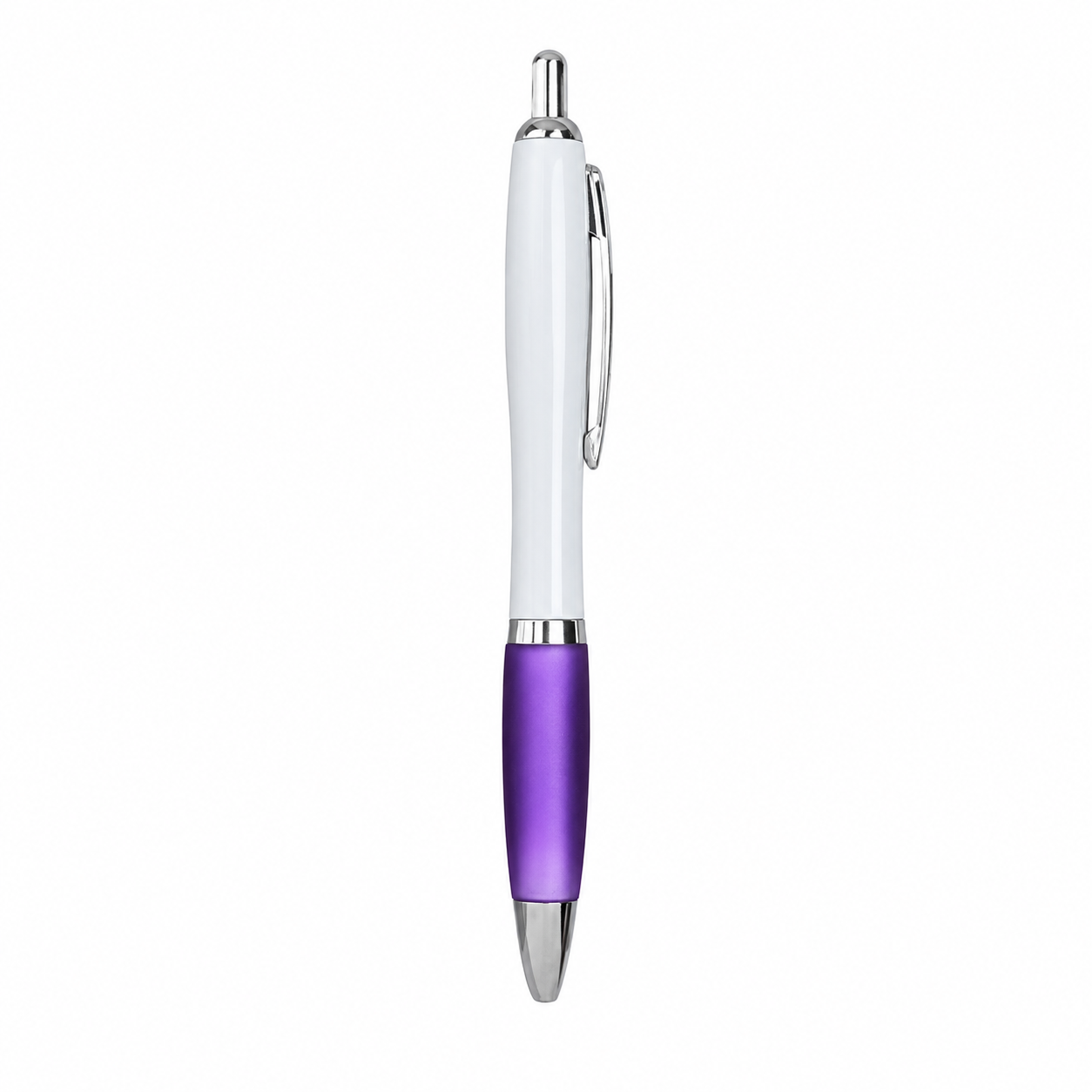 Ergonomic Plastic Ballpoint Pen With Carbide Tip