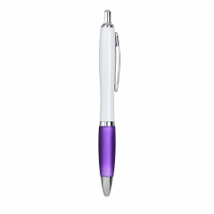 Ergonomic Plastic Ballpoint Pen With Carbide Tip
