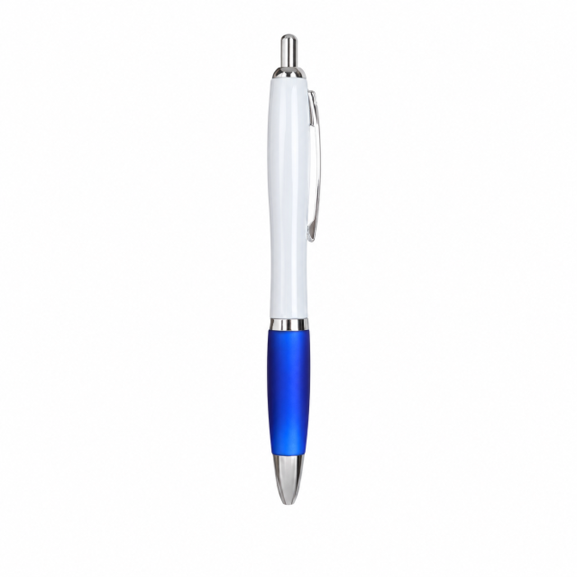 Ergonomic Plastic Ballpoint Pen With Carbide Tip