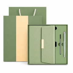 Executive PU Leather Notebook and Pen Gift Set