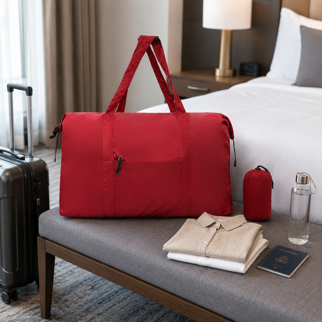 Foldable Large Capacity Multi-Compartment Travel Bag