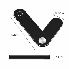 Foldable Magnetic Laptop Side-Mount Phone Holder