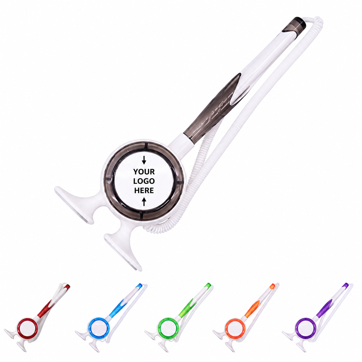 Foot-Shaped Suction Cup Tethered Ballpoint Pen