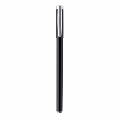 Glossy Business Gel Pen With Metal-Textured Clip