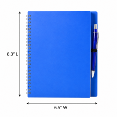 Hardcover Spiral Notebook With Matching Ballpoint Pen