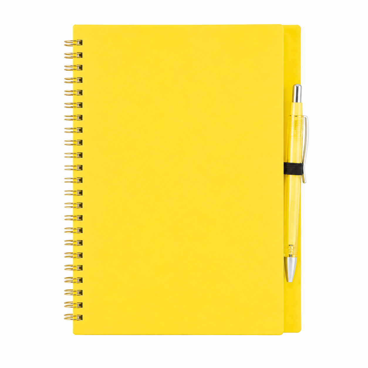 Hardcover Spiral Notebook With Matching Ballpoint Pen