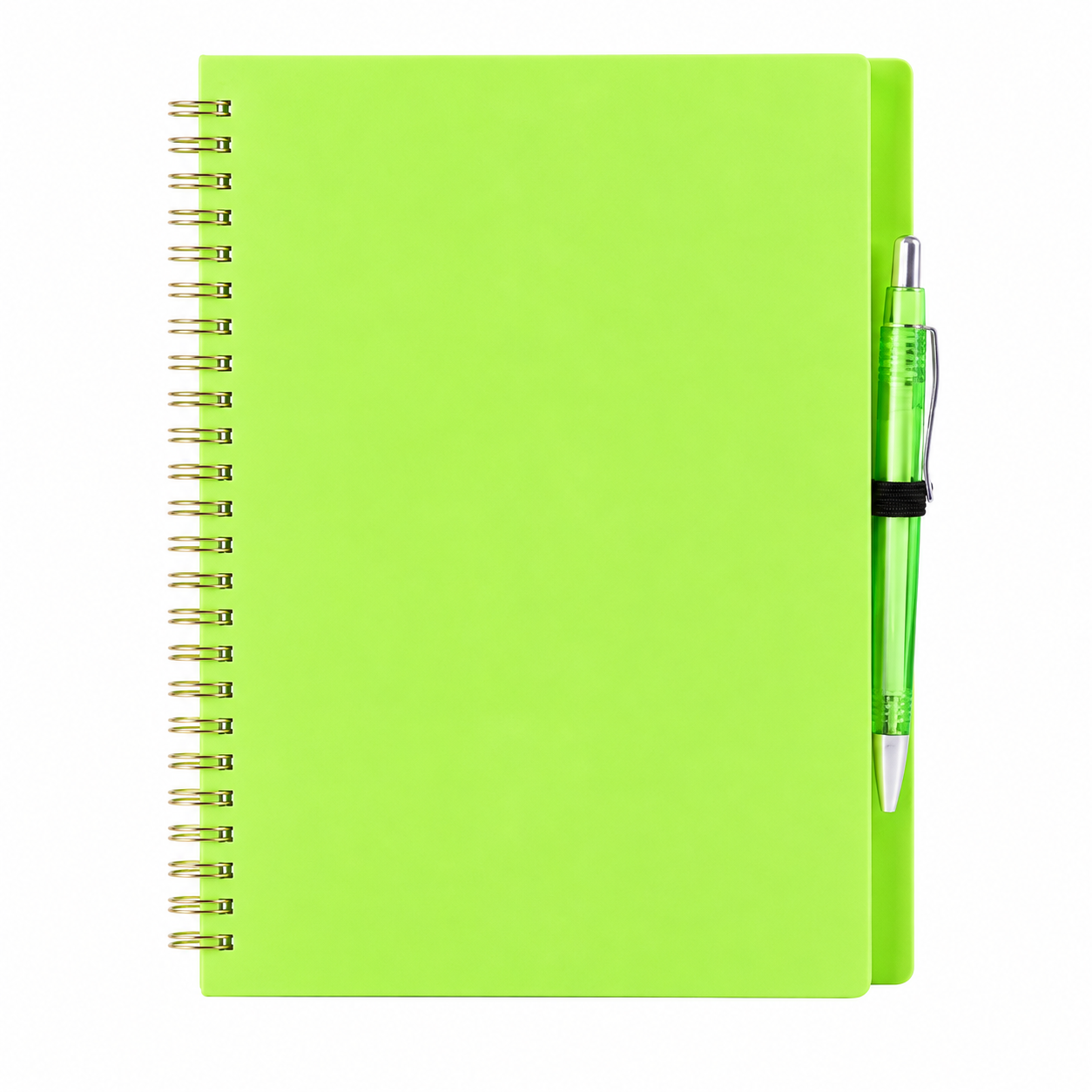 Hardcover Spiral Notebook With Matching Ballpoint Pen
