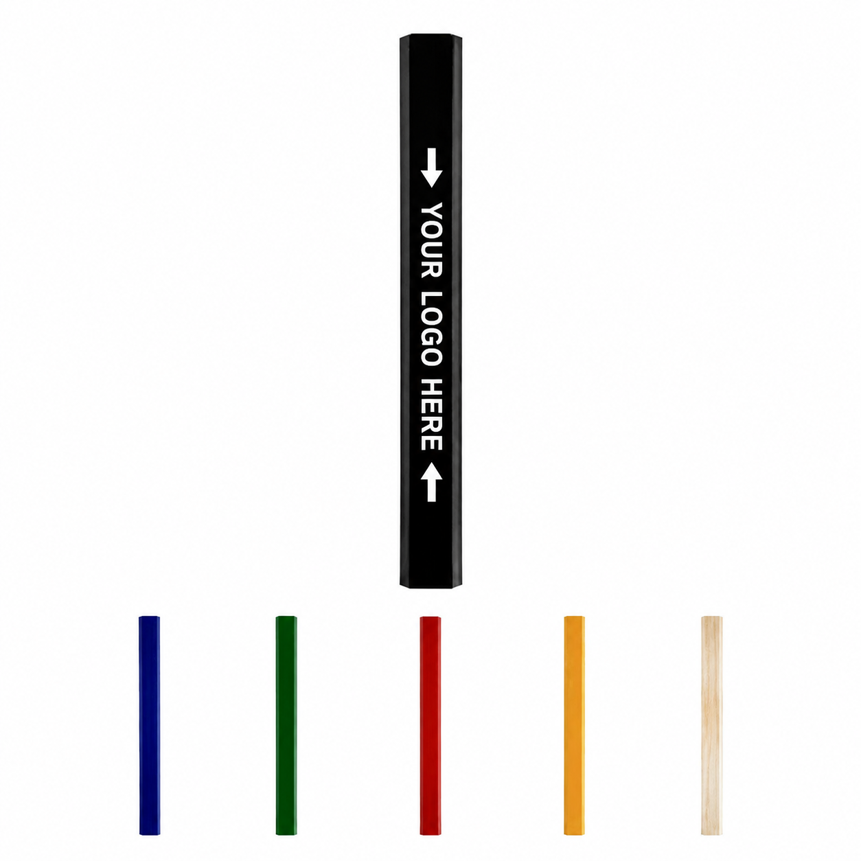 Heavy-Duty Natural Wood Carpenter Pencil