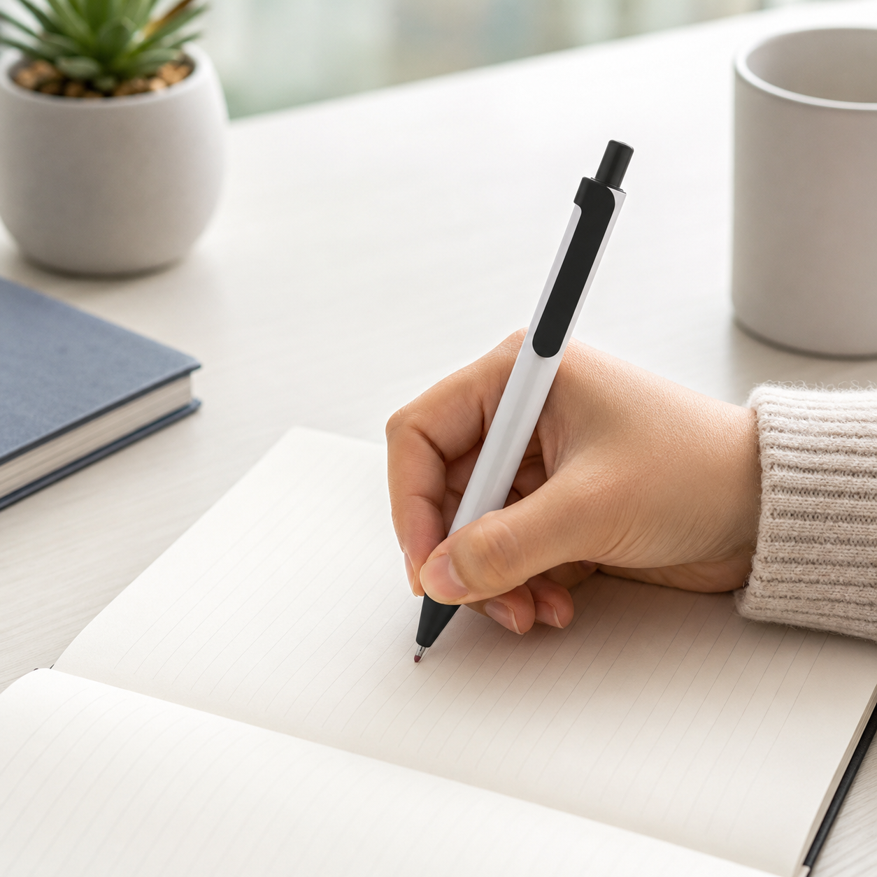High-Capacity Retractable Click Pen