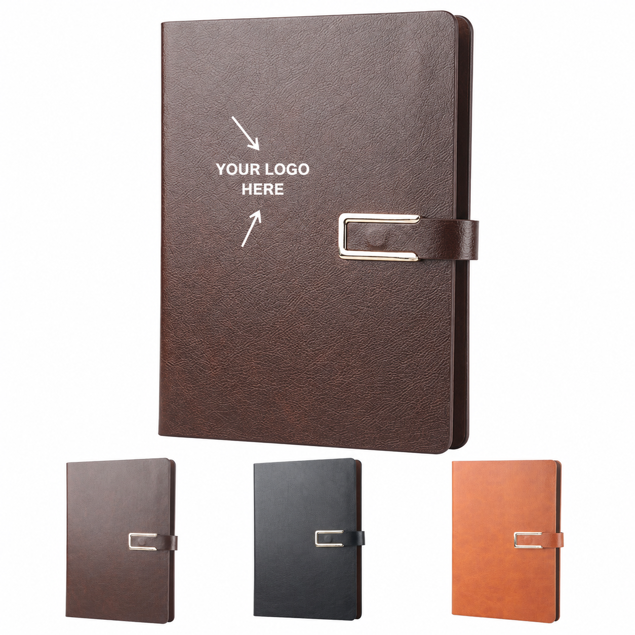 Leather Hardbound Ruled Notebook