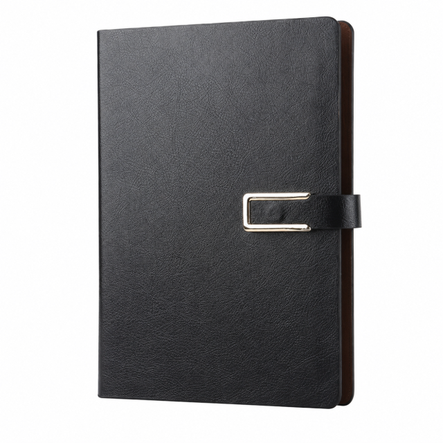Leather Hardbound Ruled Notebook
