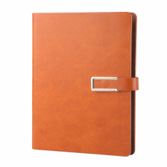Leather Hardbound Ruled Notebook