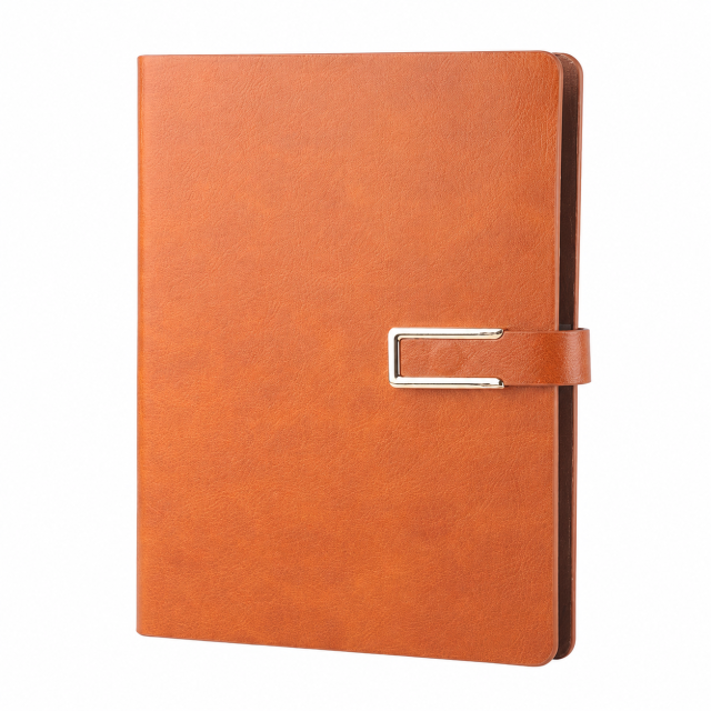 Leather Hardbound Ruled Notebook