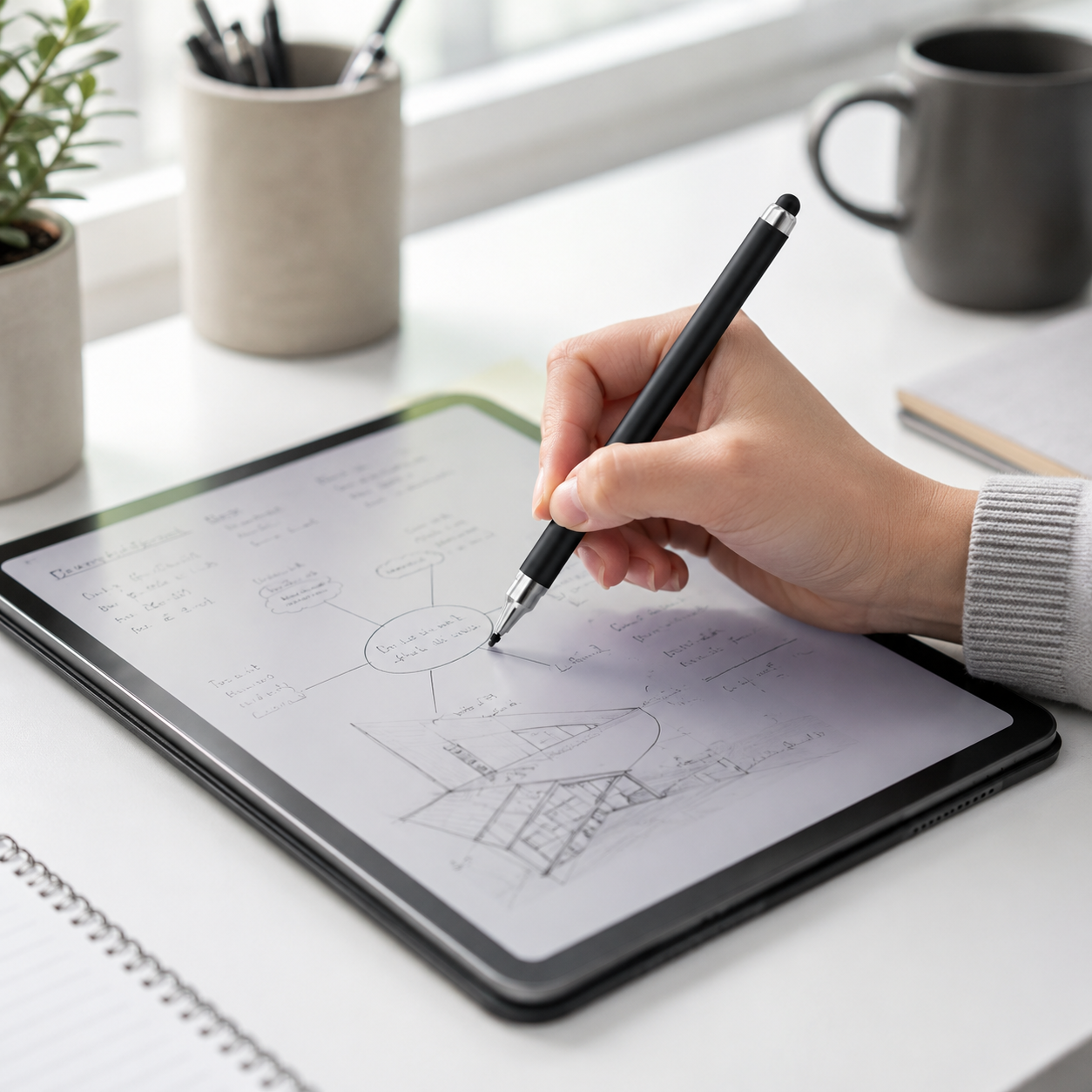 Lightweight Alloy Capacitive Touchscreen Stylus