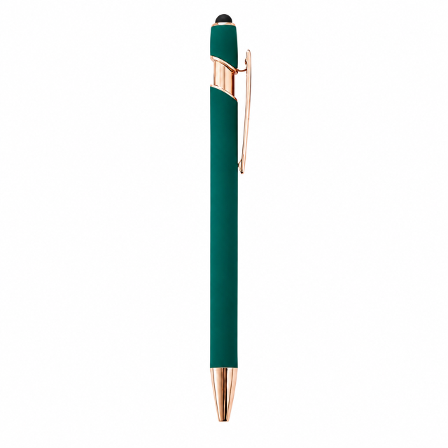 Metal Ballpoint Pen With Touchscreen Stylus